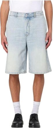 Alexander McQueen Hombre, Pantalones cortos, Azul, Talla: XL