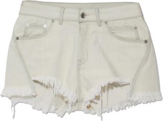 Rick Owens Bias Cutoffs Denim Shorts - Dames - Denim shorts - Grijs - W26 - Denim - Korte Broeken
