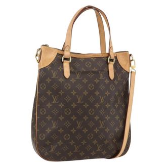 Louis Vuitton Odeon Monogram Canvas Brown Canvas Handbag (Pre-Owned)