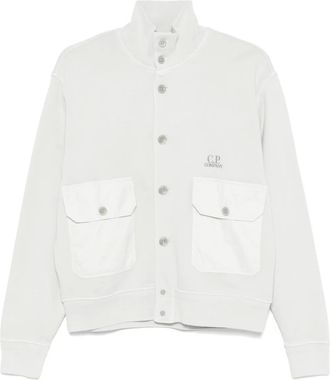 C.P. Company Felpa in pile di cotone - Grigio