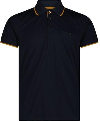 F.lli Campagnolo Polo Polyester Polo-Shirt f&uuml;r Herren | schwarz
