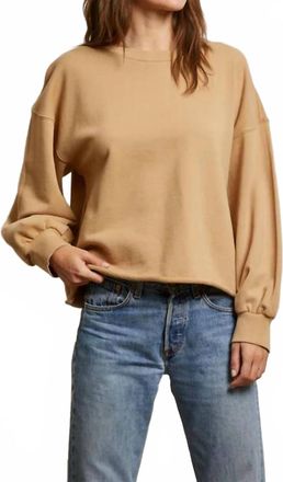 perfectwhitetee Relaxed Zayne Top In Suede