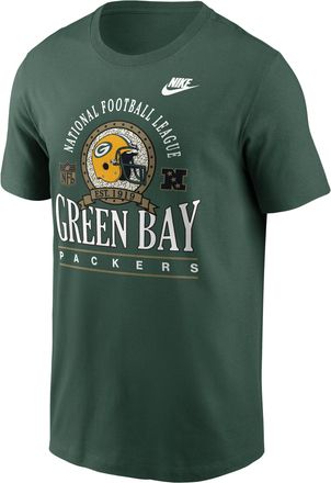 Nike Green Bay Packers Rewind Essential Nike Mens NFL T-Shirt in Green | N1993EE7TV-R8L