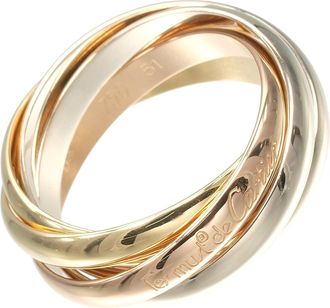 Cartier Yellow Gold (18K) Pink Gold (18K) White Gold (18K) Band Ring (Pre-Owned)