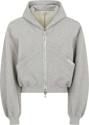 The Attico Het Attico gem&ecirc;leerde grijze sweatshirt