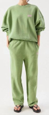 American Vintage Womens Plizzy Joggers In Citronelle Vintage