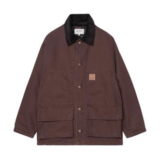 Carhartt Work in Progress Jassen, Heren, Bruin, M, Katoen, Lander Jas
