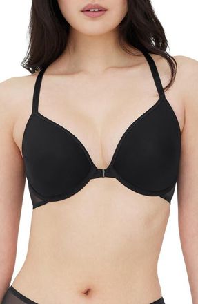 Skarlett Blue Spellbound Front Close Spacer Bra in Black at Nordstrom, Size 30Ddd