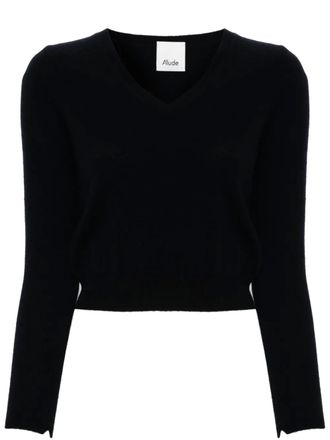 Allude cashmere sweater - women - Cashmere - S - Blue