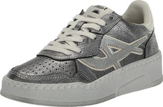 Ash Starlight Bis Womens Shoes-Stylish Sneaker, Dark Silver/White/Silver, 3.5/4 UK