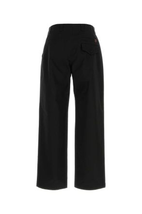 Gucci Mens Black Cotton Pant T Cottondomestic Buffalo Pantaloni