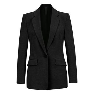 Drykorn Jassen, Dames, Zwart, S, Zwarte Blazer Atlin_2
