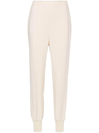 Stella McCartney elasticated slim-cut track pants - Neutrals