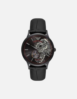 Emporio Armani Mens Emporio Armani AR60046 Automatic Mens Watch - Black