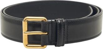 Gucci Pre-owned Belts, male, Black, Size: ONE SIZE Pre-owned Calf Belt