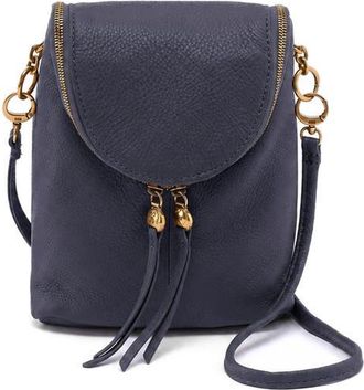 Hobo Fern Duo Leather Crossbody Bag in Ink Navy at Nordstrom