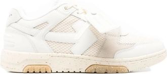 Off-white Schoenen, Heren, Wit, 42 EU, Leer, Out Of Office Leren Sneakers