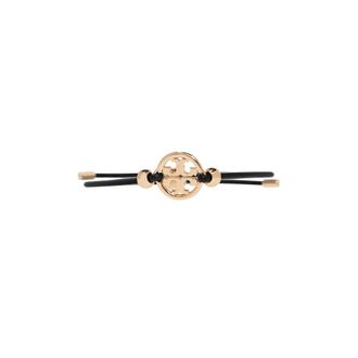 Tory Burch Tory Burch, Bracelets, female, Black, Size: ONE SIZE Leather Bracelet