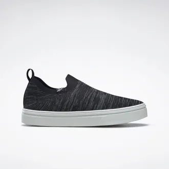 Reebok Womens Onlux Slip On In Black/Pugrey M