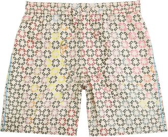 Givenchy Logo-intarsia Silk Pyjama Shorts - Multicoloured 1 - XL