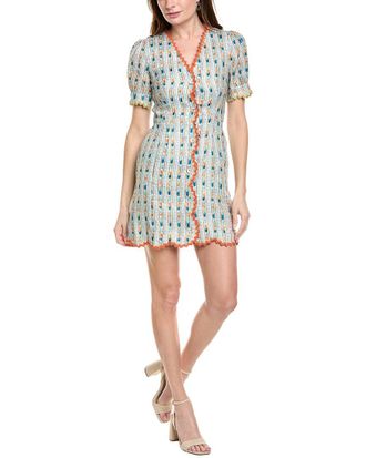 Saloni Linen Mini Dress