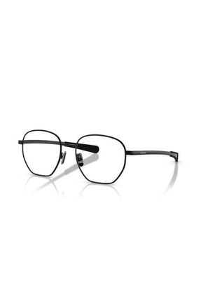 Moncler 53mm Oval optical glasses in Black at Nordstrom