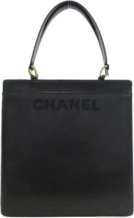 Chanel Pre-owned Handbags, female, Black, Size: ONE SIZE Pre-owned Vintage Handbag