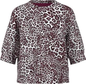 Marc Cain Oversized Shirt met Luipaardprint - Dames - Blouses & Shirts - Veelkleurig - Maat: S Viscose