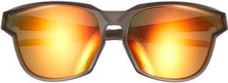 Oakley 73mm Square Sunglasses in Matte Grey Smoke Prizm Ruby at Nordstrom Rack