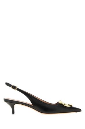 Ferragamo Black Slingback Pumps