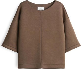 OPUS Dames, Sweatshirts & Hoodies, Bruin, Maat: S Leer