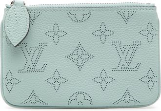 Louis Vuitton Mahina Vert Leather Coin Purse/Coin Case (Pre-Owned)