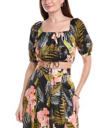 Favorite Daughter The Anywhere With You Silk-Blend Top