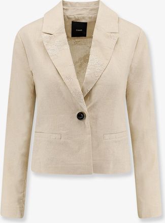 Pinko Idony embroidered linen blazer - PINKO - gender_Woman