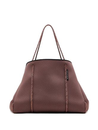State of Escape Escape perforated blend tote bag - Brown