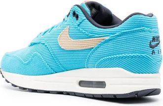 Nike Womens Air Max Sneakers Blue Corduroy Rubber