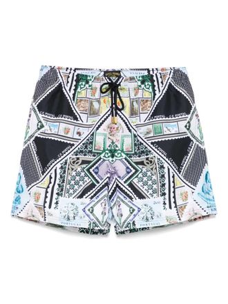 Camilla Boardshort swim shorts - men - Nylon/Elastane/Recycled Polyester - M - Black