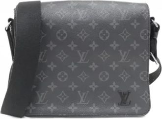 Louis Vuitton Pre-owned Cross Body Bags, female, Gray, Size: ONE SIZE Pre-owned Canvas louis-vuitton-bags