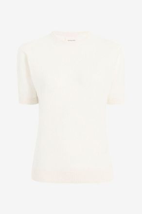 Khaite Kurzarm-Pullover aus Kaschmir The Pierre