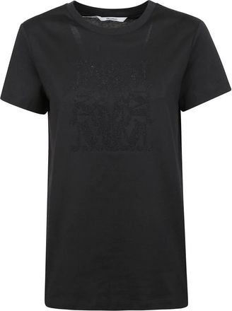 Max Mara Tops, Dames, Zwart, S, Katoen, Giovane T-Shirt