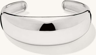 Mejuri 20mm Dôme Cuff Bracelet in Sterling Silver by MEJURI at Nordstrom, Size 6