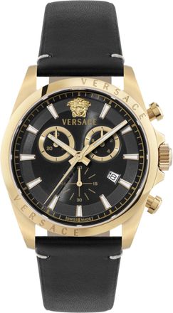 Versace Anteo Chrono Leather Watch