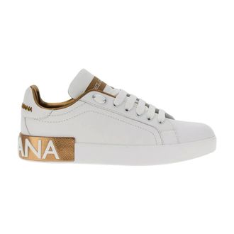 Dolce & Gabbana Sneakers, female, White, 6 UK, Lace-up Low Top Trainers