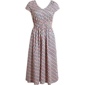 Nic+Zoe Dierdre Print Midi Dress in Pink Multi at Nordstrom, Size Petite P