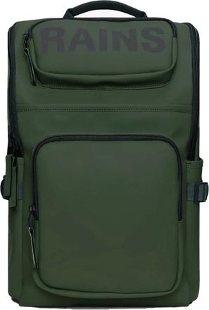 Rains Texel Cargo Backpack W3 - Heren - Rugzakken - Groen - ONE Size - Polyester - Tassen