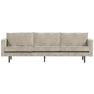 Woood Sof&aacute; 4 plazas de terciopelo arena L277cm