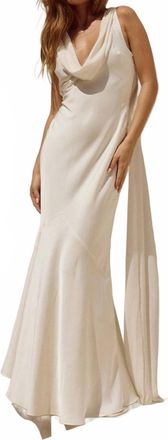 Runaway The Label Gabriella Maxi Dress In Ivory