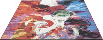 Sansibar Teppich »Rantum-Beach SA-026« rechteckig 5 mm Höhe Flachgewebe, modernes Design, In- und Outdoor geeignet