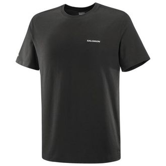 Salomon Chest Logo Regular Tee T-Shirt f&uuml;r Herren | schwarz
