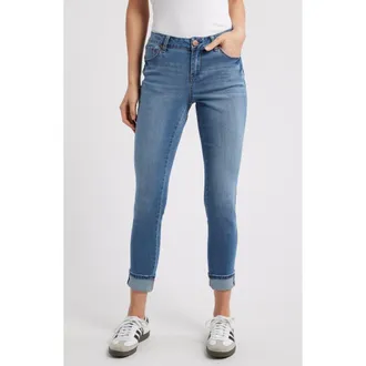 1822 Denim Cuffed Ankle Skinny Jeans in Isabelle at Nordstrom Rack, Size 23P